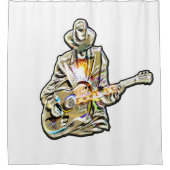 Rideaux De Douche Gitarren Blues Mann - Sentez-le (Devant)