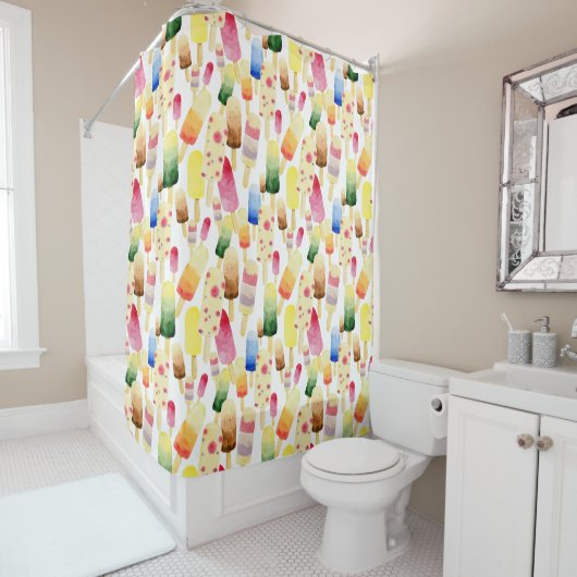 Rideaux De Douche Glace (En situation)