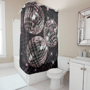 Rideaux De Douche Glam à balles disco #8 #retro #wall #art