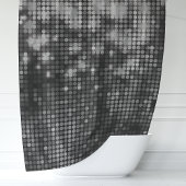 Rideaux De Douche Glam à étincelles de Parties scintillant d'argent