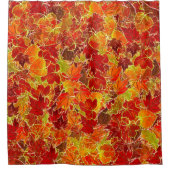 Rideaux De Douche Glittery Fall Maple Feuilles (Devant)