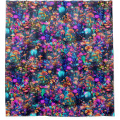 Rideaux De Douche Glowing Garden (Devant)