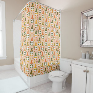 Rideaux De Douche Gnomes d'automne dans le Motif forestier