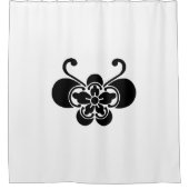 Rideaux De Douche Goka en forme de papillon (Devant)