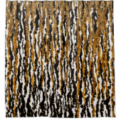 Rideaux De Douche Gold & Black Modern Safari Rain Jungle Glam (Devant)