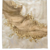 Rideaux De Douche Gold et Pearl - Splatz et flux (Devant)