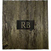 Rideaux De Douche Gold Luxury Wood Grain (Devant)