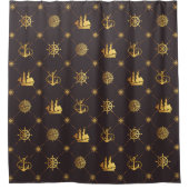 Rideaux De Douche Gold Vintage (Devant)