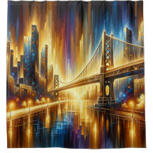 "Golden Gate Reflections : Night Cityscape"