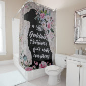 Rideaux De Douche Golden Retriever (En situation)