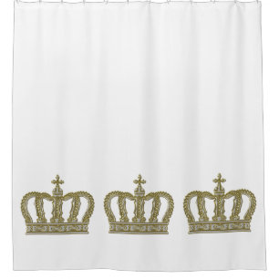 Rideaux De Douche Golden Royal Crown III + votre backgr. & idées