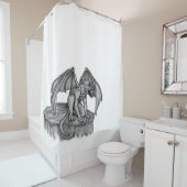 Rideaux De Douche Golem Gargoyle (En situation)