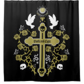 Rideaux De Douche Goth Post Punk Mode (Devant)