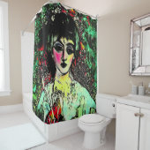Rideaux De Douche Gothic Beauty Portrait (En situation)