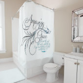 Rideaux De Douche grâce Extraordinaire (En situation)