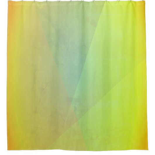 Rideaux De Douche Gradation géométrique jaune moderne (Devant)