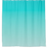 Rideaux De Douche gradient aqueux turquoise (Devant)