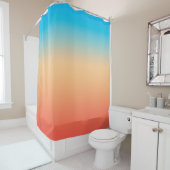 Rideaux De Douche Gradient ombre (En situation)