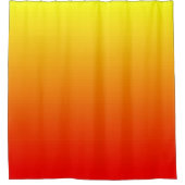Rideaux De Douche Gradient rouge, orange et jaune watercolor (Devant)