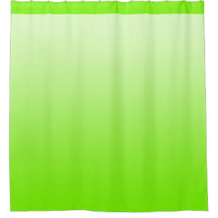 Rideaux De Douche Gradients doux Couleurs - vert néon + vos idées