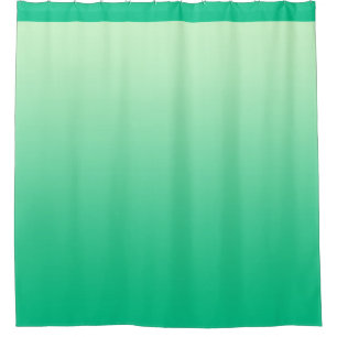 Rideaux De Douche Gradients doux Couleurs - vert océan + vos idées