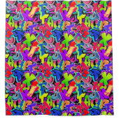 Rideaux De Douche Graffiti (Devant)