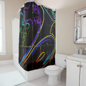 Rideaux De Douche Graffiti 10 sccnm (En situation)