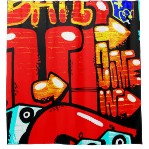 Rideaux De Douche Graffiti 19 sccna