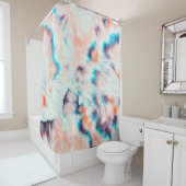 Rideaux De Douche Graffiti d'Art sale d'automne. Tie Dye Shibori. Bo (En situation)