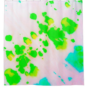 Rideaux De Douche Graffiti d'art sale. Ikat Abstrait