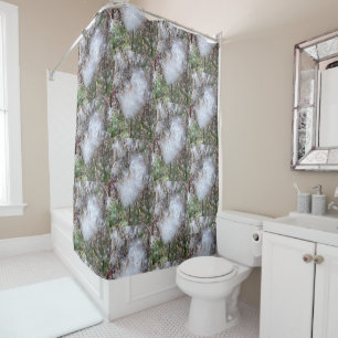 Rideaux De Douche Graines et soie d'algues Half Drop