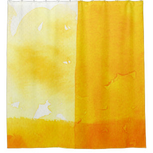 Rideaux De Douche Grand arrière - plan aquarelle - peinture aquarell