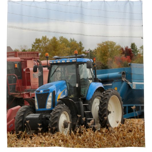 Rideaux De Douche Grand bleu (Devant)