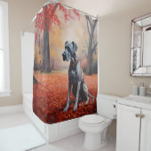 Rideaux De Douche Grande Danse en automne Feuilles automne Inspirati (En situation)