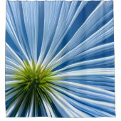 Rideaux De Douche grande fleur blanche avec ciel bleu (Devant)