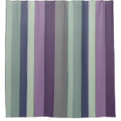 Rideaux De Douche Grandes Abstraites violettes, bleues et vertes (Devant)