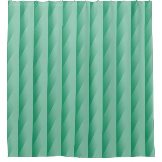 Rideaux De Douche Grandes bandes vert turquoise (Devant)