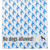 Rideaux De Douche Grands Danois (Devant)