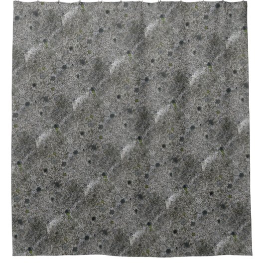 Rideaux De Douche Granit de gris de texture de roche (Devant)