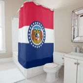 Rideaux De Douche Graphique d'indicateur d'état dynamique du Missour (En situation)