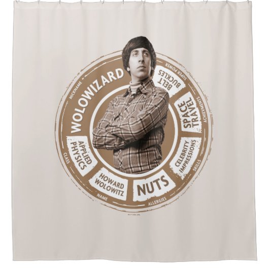 Rideaux De Douche Graphique Howard Info (Devant)