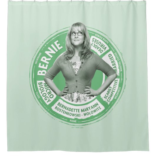 Rideaux De Douche Graphique Info Bernadette (Devant)