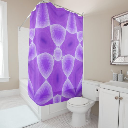 Rideaux De Douche gras et beau  (En situation)
