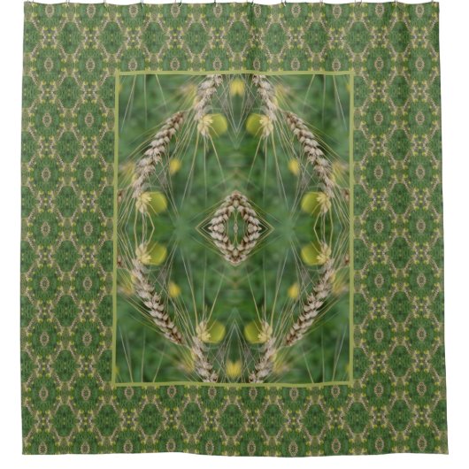 Rideaux De Douche Grass été séché Abstrait (Devant)
