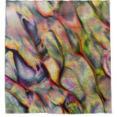 Rideaux De Douche Gravé de rugosité et d'aquarelle virtuelle (Devant)