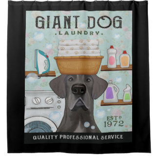 Rideaux De Douche Great Dane Dog Laundry Company