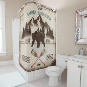 Rideaux De Douche Great Smoky Mountains, TN ours (En situation)