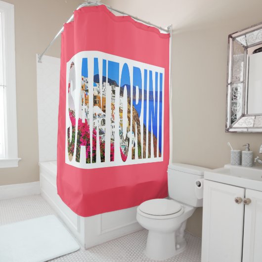 Rideaux De Douche Grèce santorini oia (En situation)