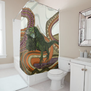 Rideaux De Douche green