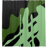 Rideaux De Douche Green Abstractrana (Devant)
